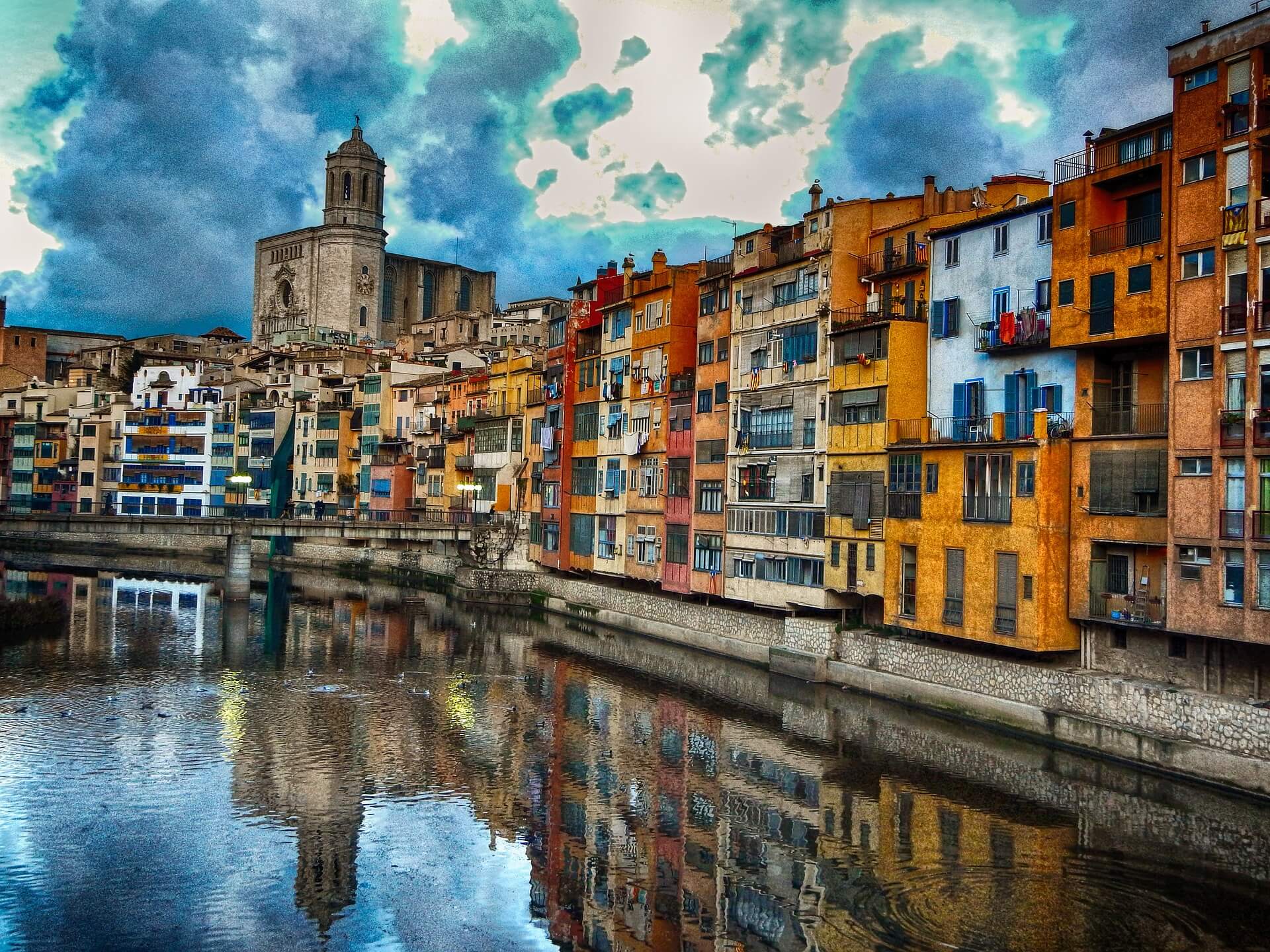 Catalan municipality skyline — plusvalía is set at the town hall, not the AEAT
